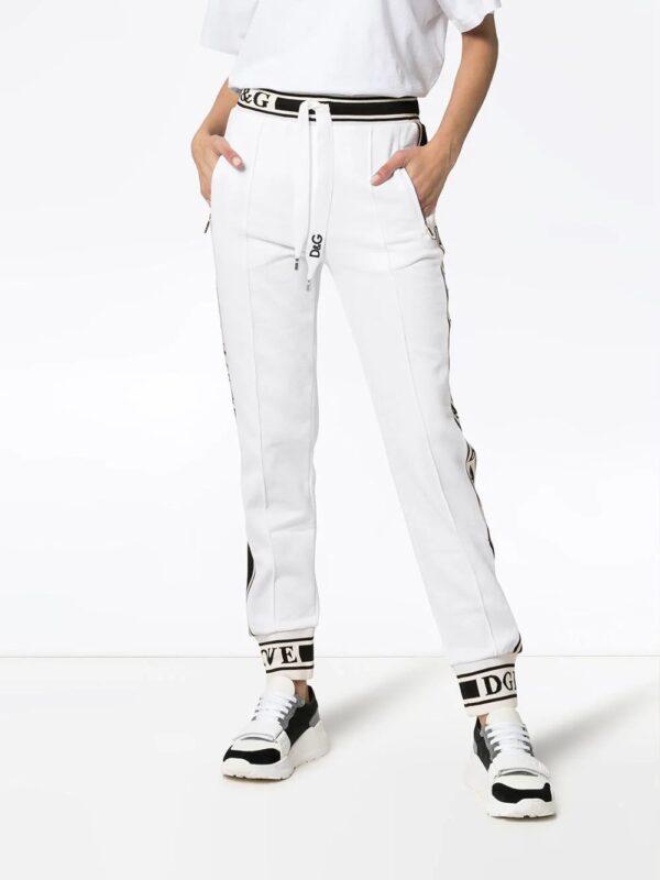 Dolce & Gabbana  Logo detail cotton track pants - Image 3