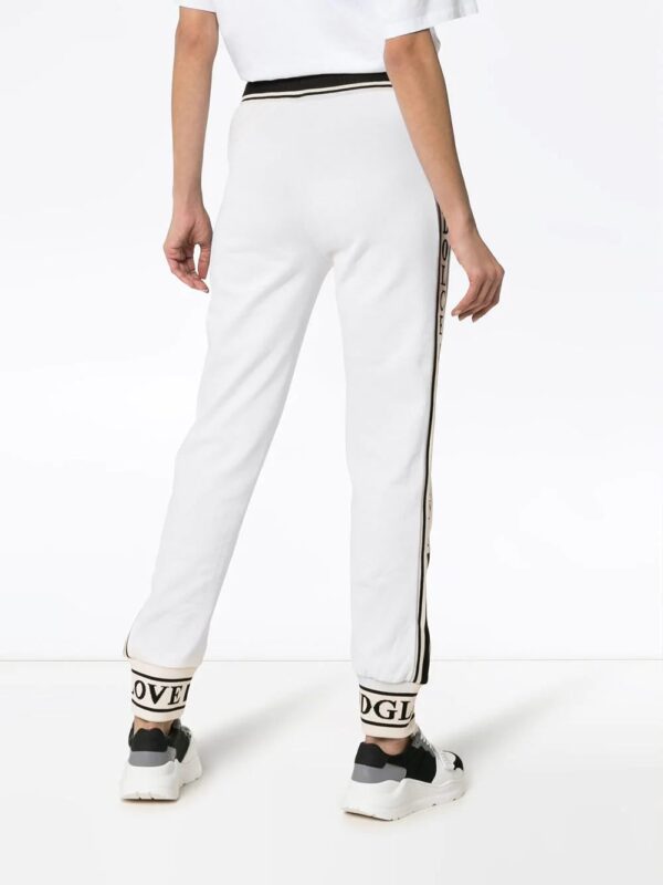 Dolce & Gabbana  Logo detail cotton track pants - Image 4