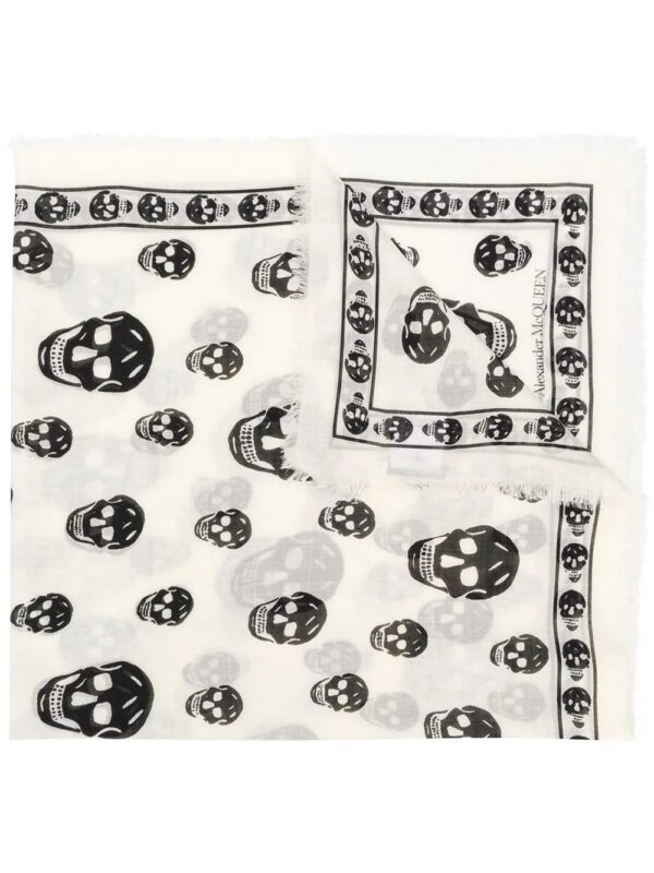 Alexander McQueen  skull print scarf