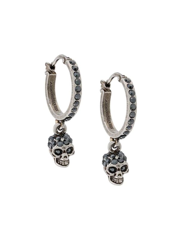 Alexander McQueen  skull drop earrings