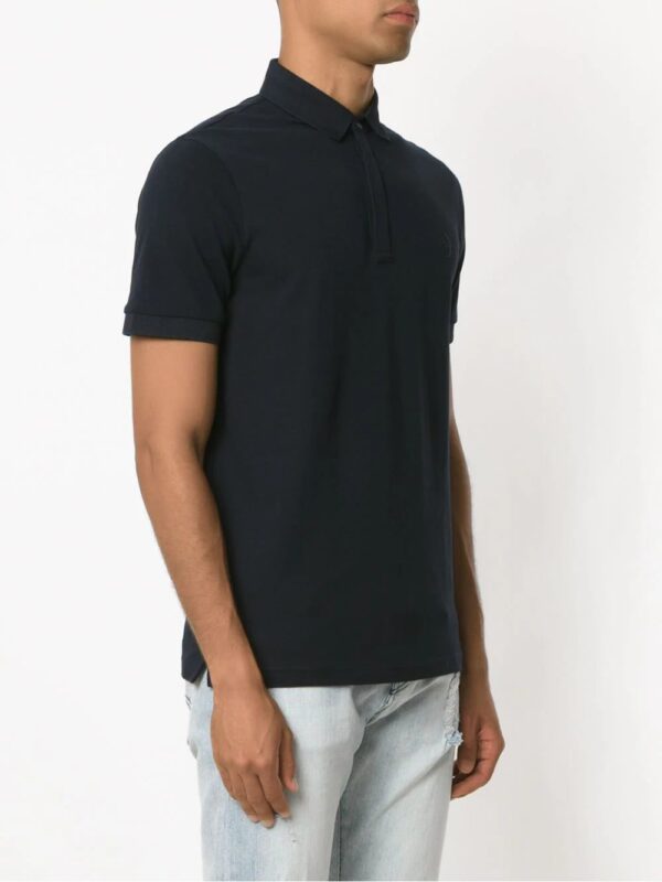 Armani Exchange  logo patch polo shirt - Image 3