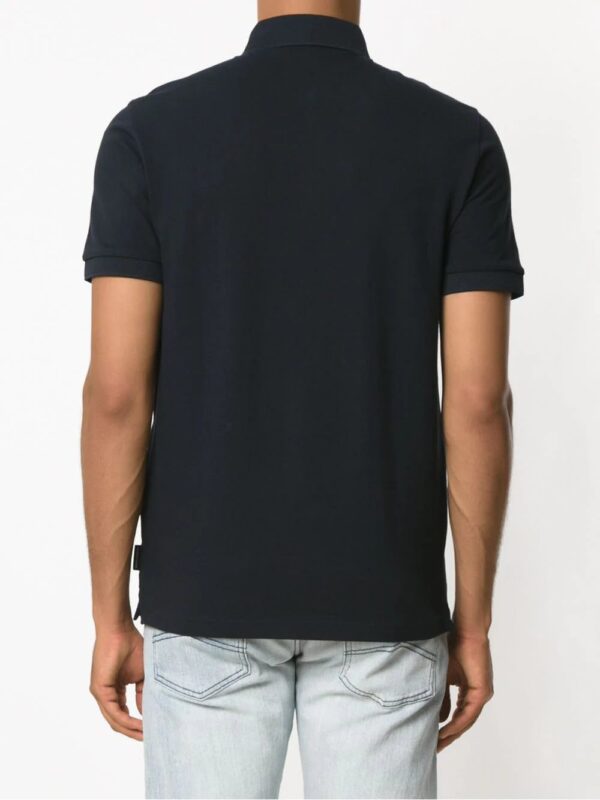 Armani Exchange  logo patch polo shirt - Image 4