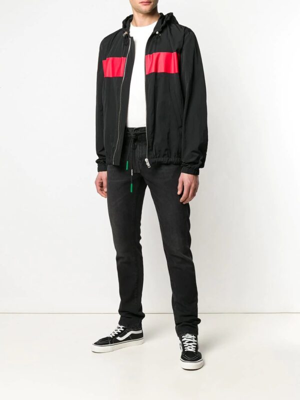 Off-White  front zip drawstring jeans - Image 2