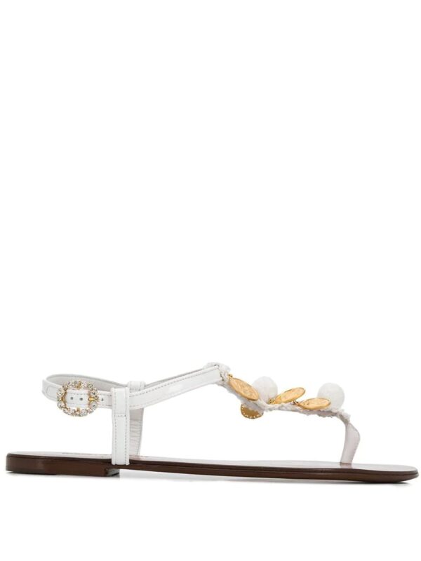 Dolce & Gabbana  coin embellished sandals