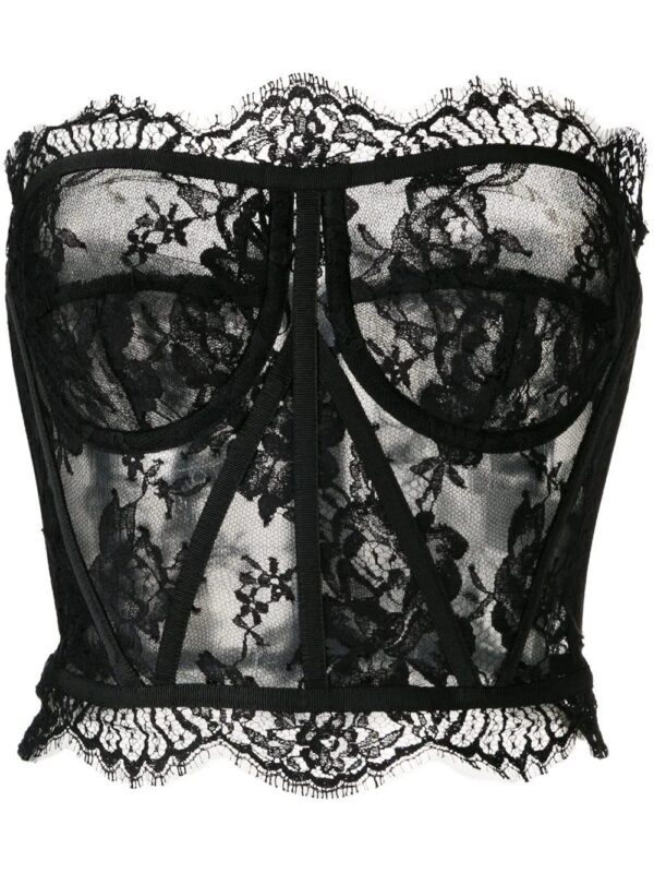 Dolce & Gabbana  floral lace corset