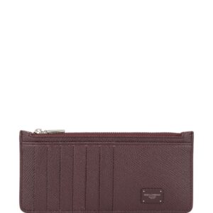 Dolce & Gabbana logo-tag vertical card holder