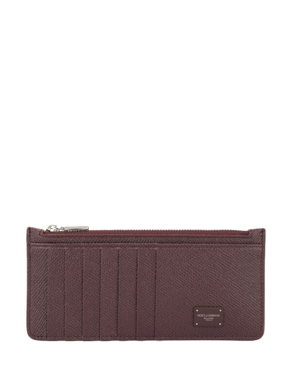 Dolce & Gabbana logo-tag vertical card holder