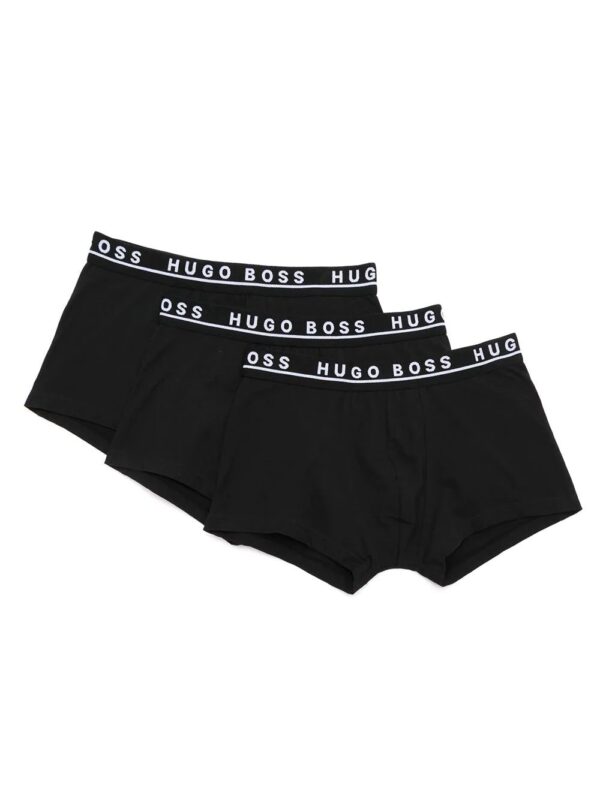 BOSS  set of three logo-waistband boxers