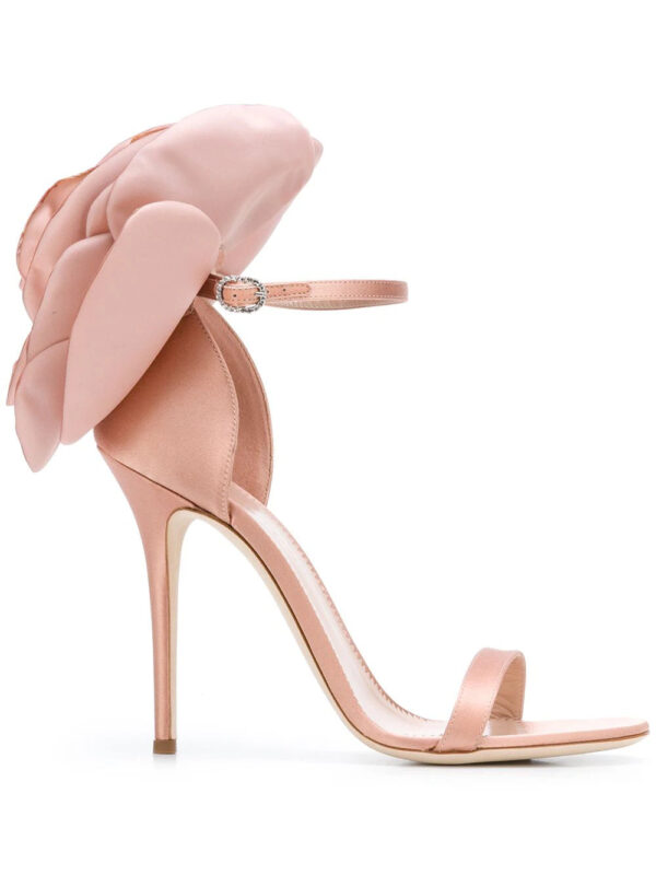 Giuseppe Zanotti  peony appliqué sandals