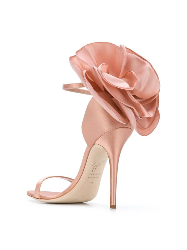 Giuseppe Zanotti  peony appliqué sandals - Image 3