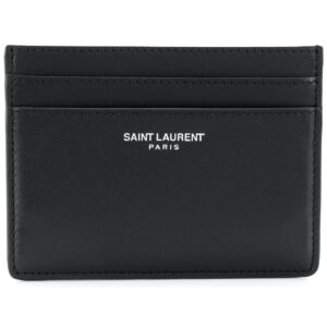Saint Laurent square logo print cardholder