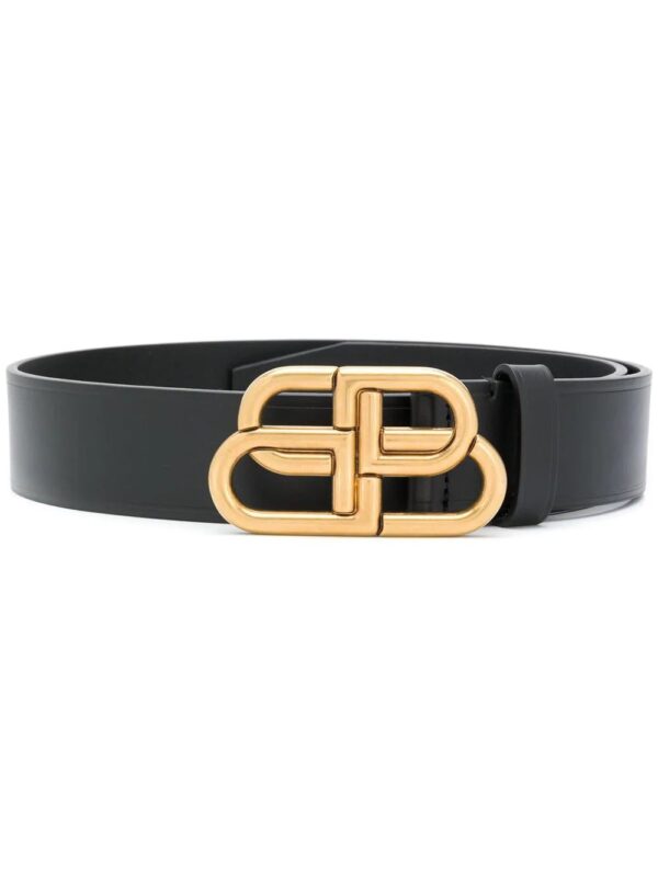 Balenciaga  BB leather belt