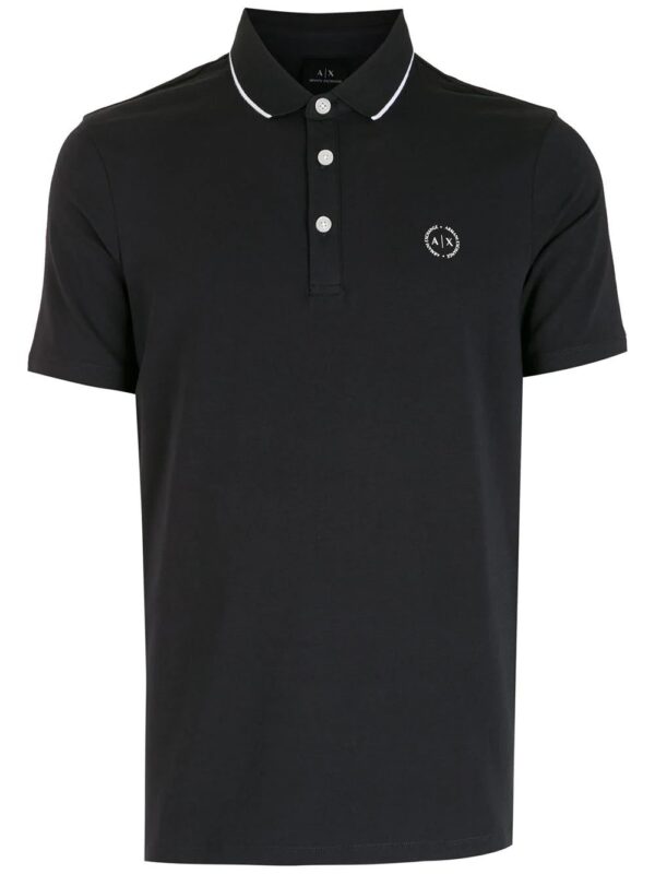 Armani Exchange  logo-print polo shirt