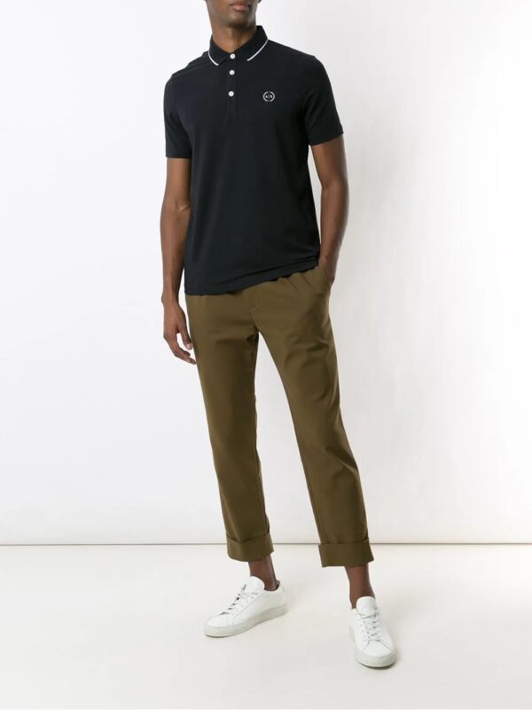 Armani Exchange  logo-print polo shirt - Image 2