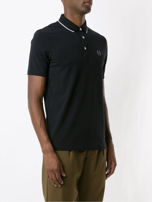 Armani Exchange  logo-print polo shirt - Image 3