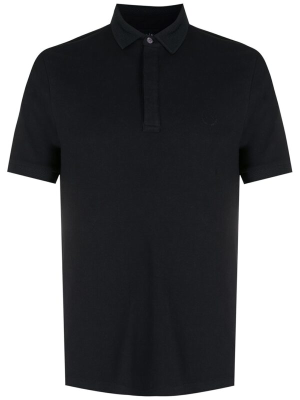 Armani Exchange tonal-logo slim-fit polo shirt