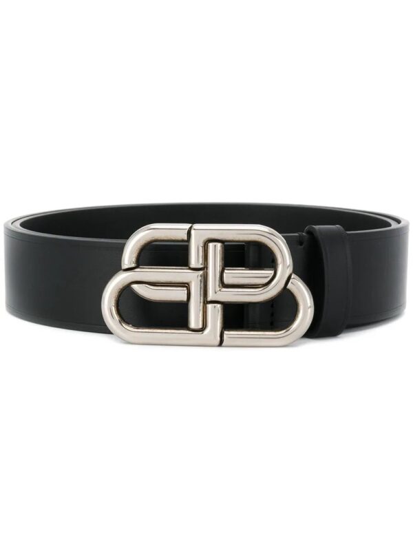 Balenciaga  BB leather belt
