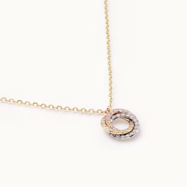 Cartier Trinity pendant, paved - Image 3