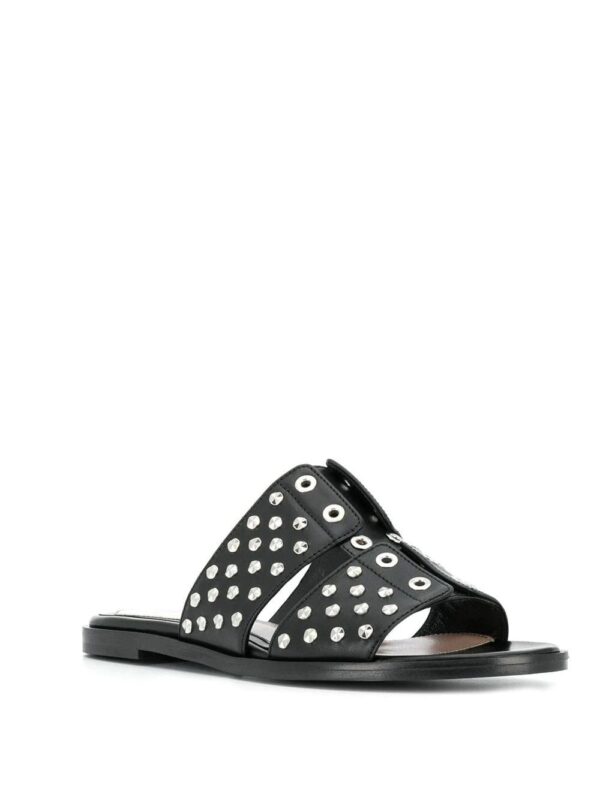 Alexander McQueen  stud embellished slides - Image 2