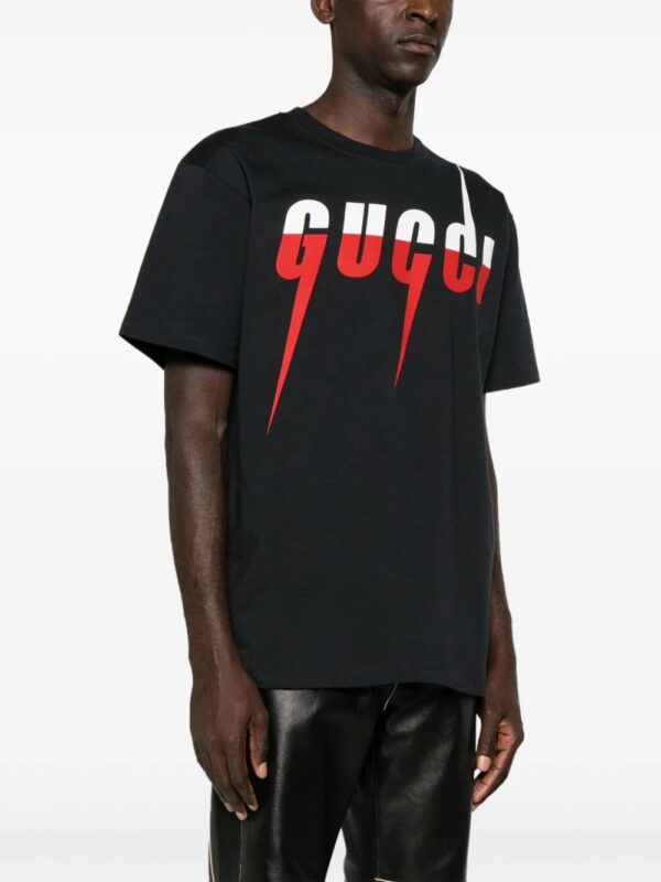 Gucci  Blade logo-print cotton T-shirt - Image 4