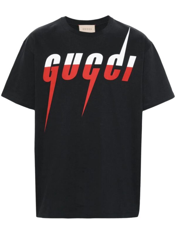 Gucci  Blade logo-print cotton T-shirt