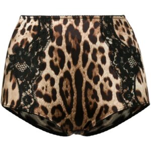 Dolce & Gabbana  leopard-print high-waisted briefs