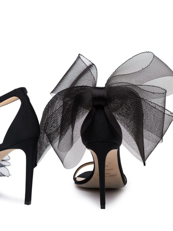Jimmy Choo  Aveline bow detail sandals - Image 4