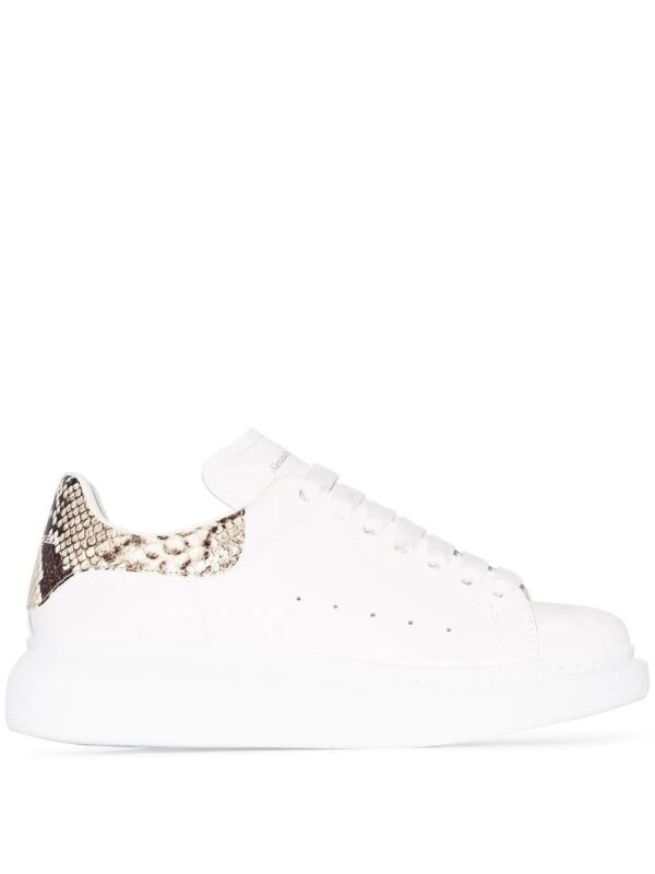 Alexander McQueen  Oversized contrast heel counter sneakers