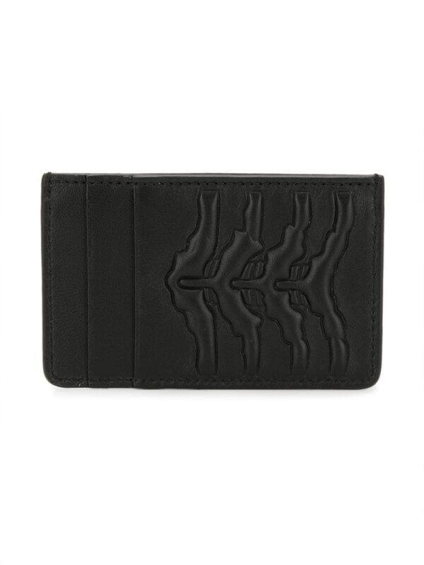 Alexander McQueen ribcage embossed cardholder - Image 2