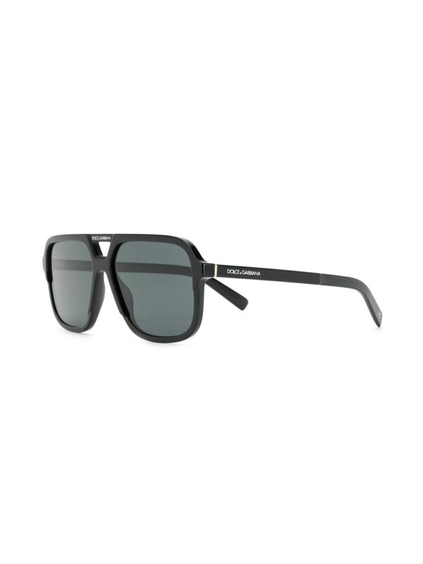 Dolce & Gabbana Eyewear aviator frame logo sunglasses - Image 2