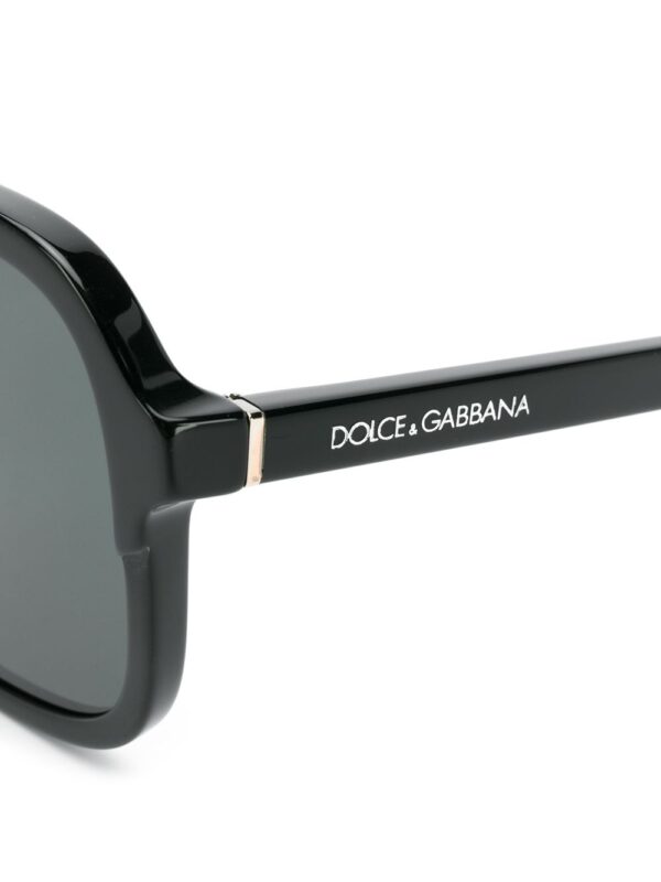 Dolce & Gabbana Eyewear aviator frame logo sunglasses - Image 3