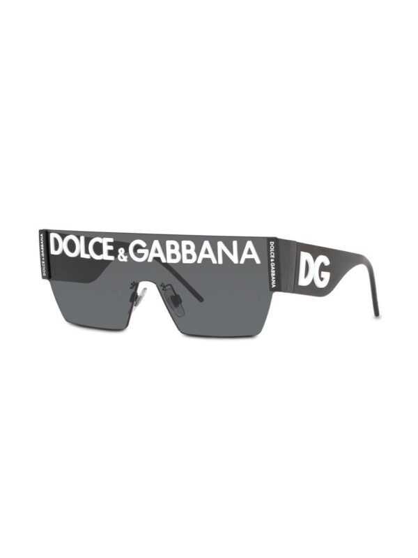 Dolce & gabbana  Eyewear chunky logo sunglasses - Image 2