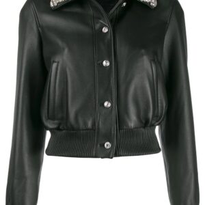 Philipp Plein  cropped bomber jacket