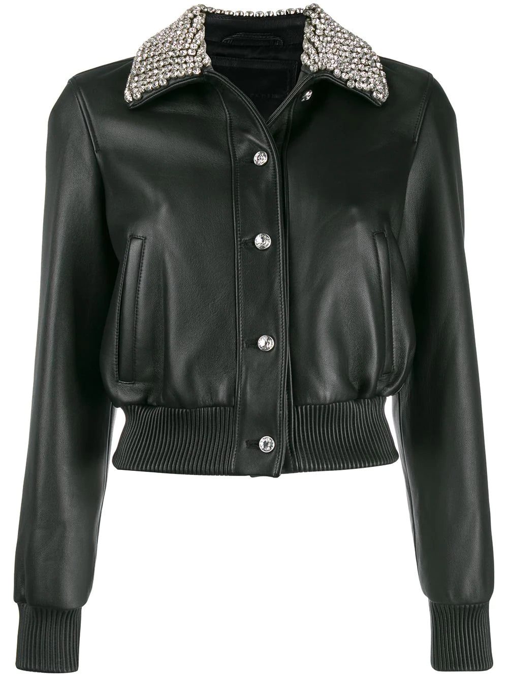 Philipp Plein cropped bomber jacket