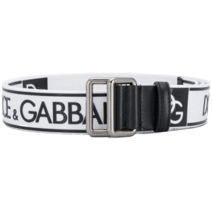 Dolce & gabbana  logo printed belt