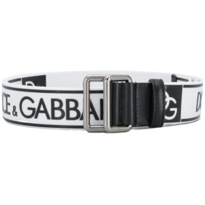 Dolce & gabbana  logo printed belt