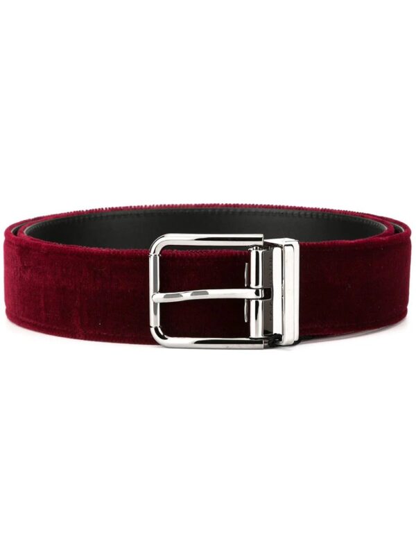 Dolce & Gabbana  buckled velvet belt