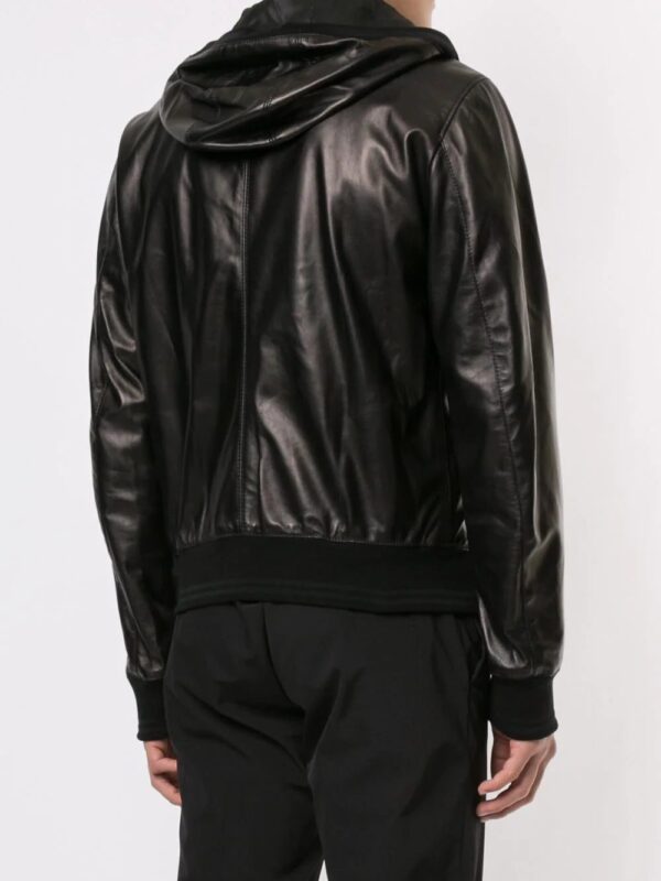 Dolce & Gabbana  hooded leather jacket - Image 4