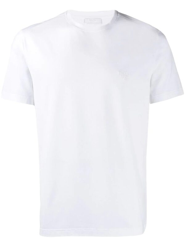 Prada  embroidered logo T-shirt