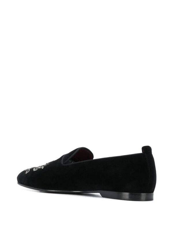 Dolce & Gabbana  crest bead embroidered loafers - Image 3