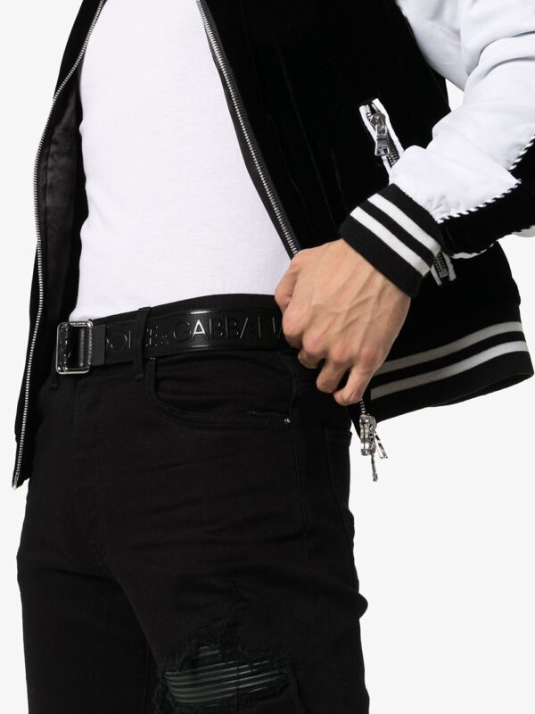 Dolce & gabbana logo print buckled belt - Image 2