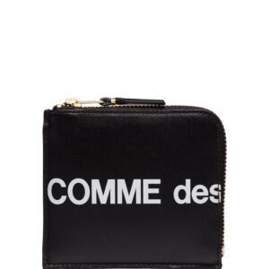 Comme Des Garçons Wallet  logo zipped wallet.