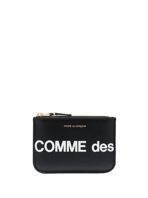 Comme Des Garçons Wallet  small logo-print pouch