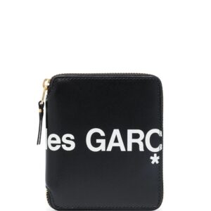 Comme Des Garçons Wallet  logo-print zip-fastening wallet
