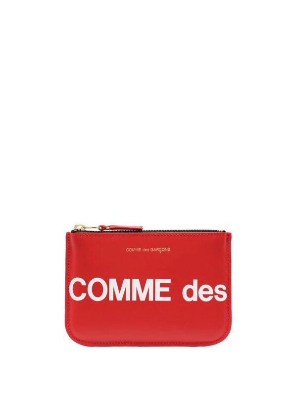 Comme Des Garçons Wallet  small logo-print pouch