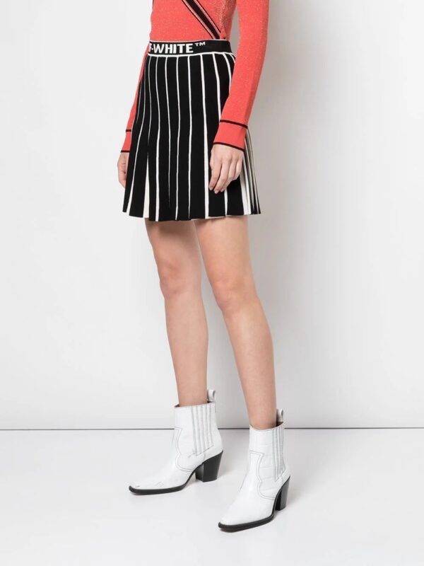 Off-White  contrasting pleated skirt - Image 3