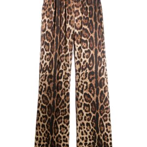 Dolce & Gabbana  leopard-print straight trousers