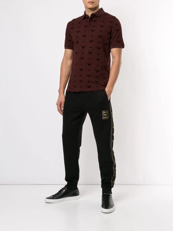 Emporio Armani  logo patch track pants - Image 2