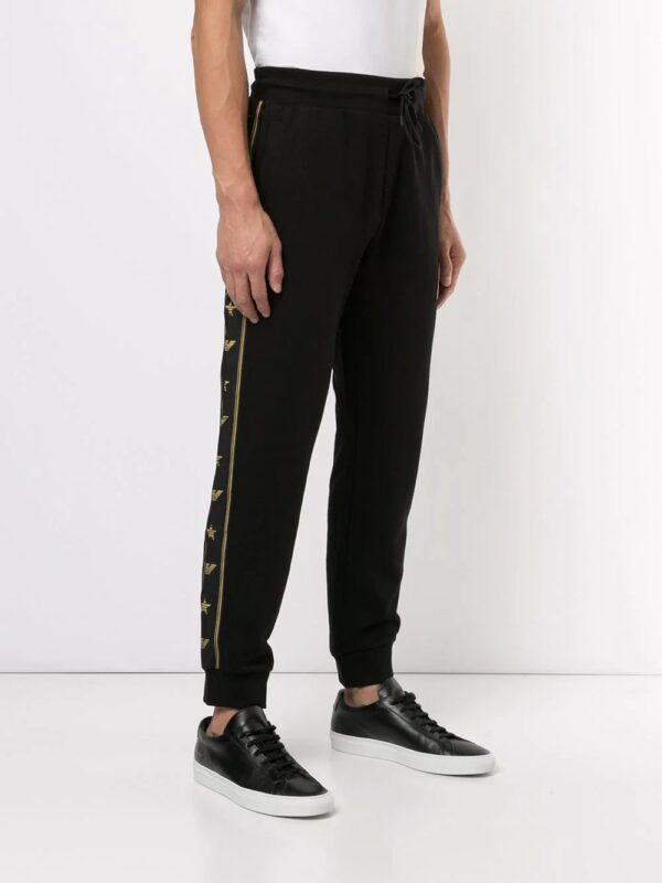 Emporio Armani  logo patch track pants - Image 3