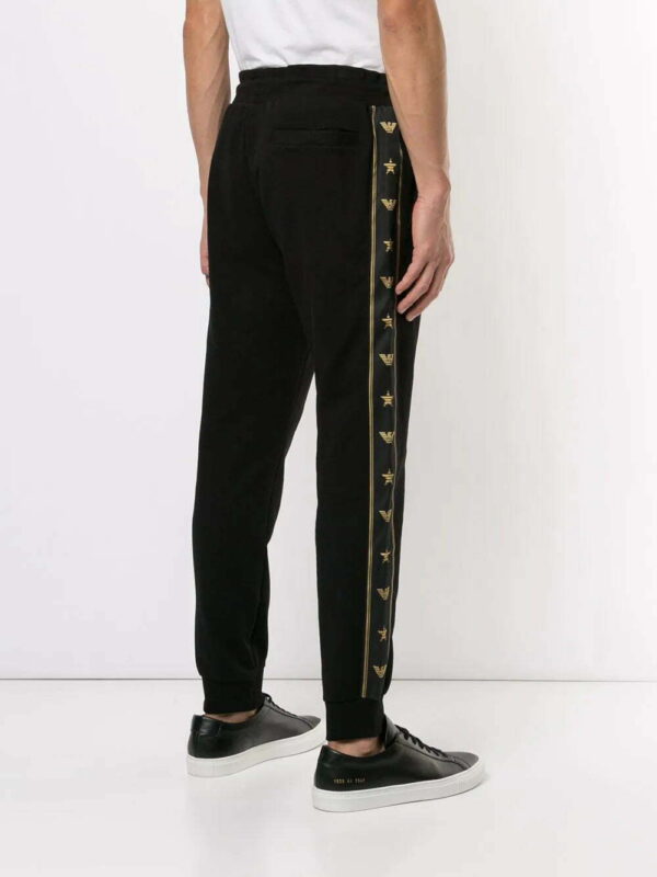 Emporio Armani  logo patch track pants - Image 4